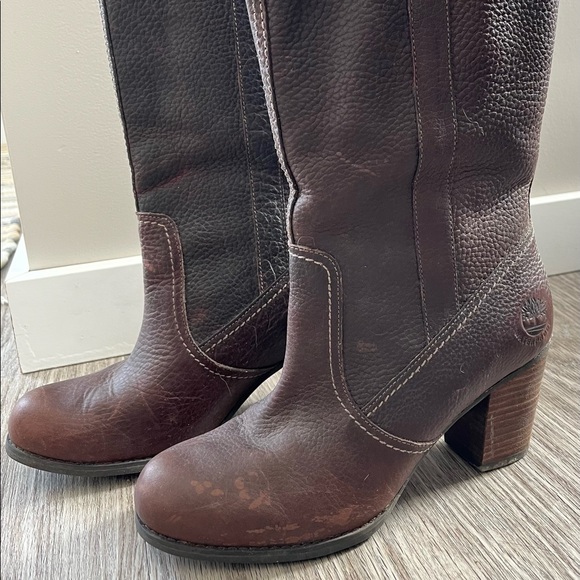 Timberland Leather Heeled Boots - Picture 1 of 4